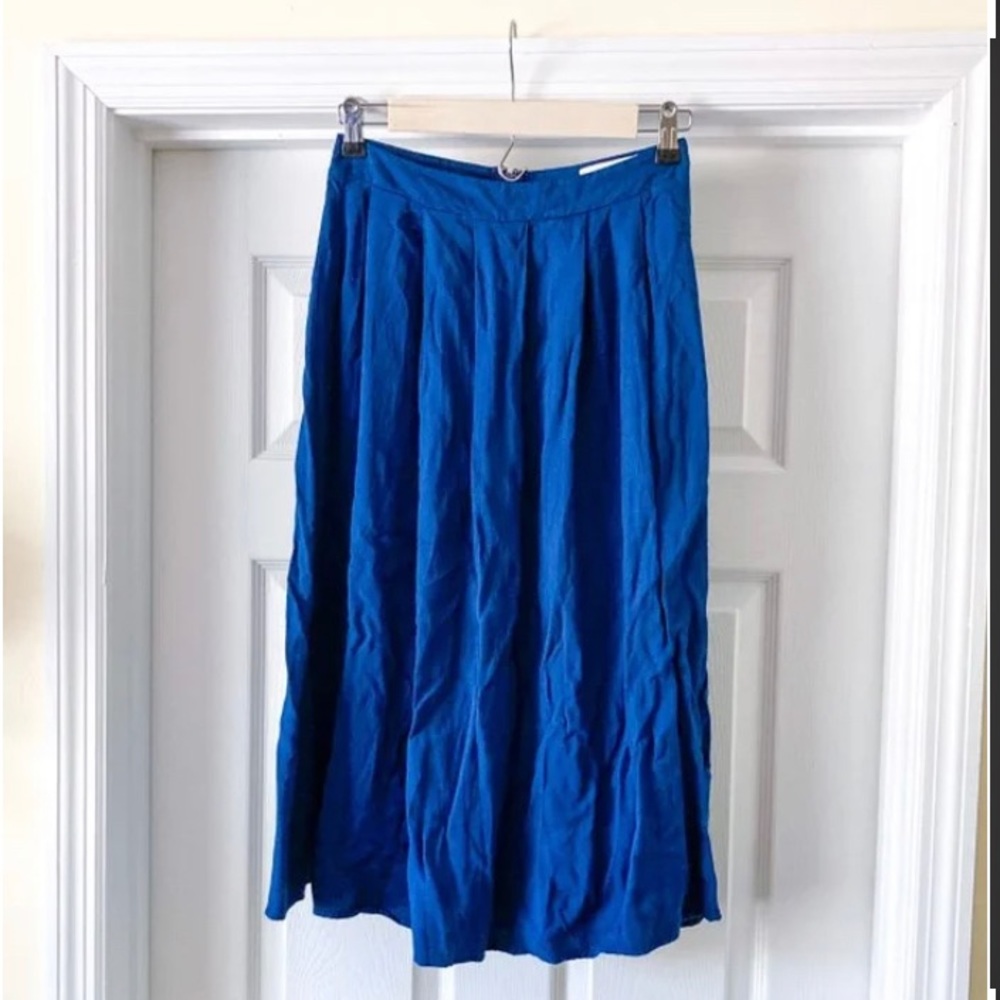 Painted Threads Pleated Skirt